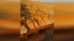 سنگی که جاذبه توریستی شد + فیلم