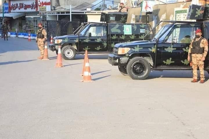 الحشد الشعبی بخشی از تامین امنیت پاپ در نجف را به عهده گرفت+ تصاویر