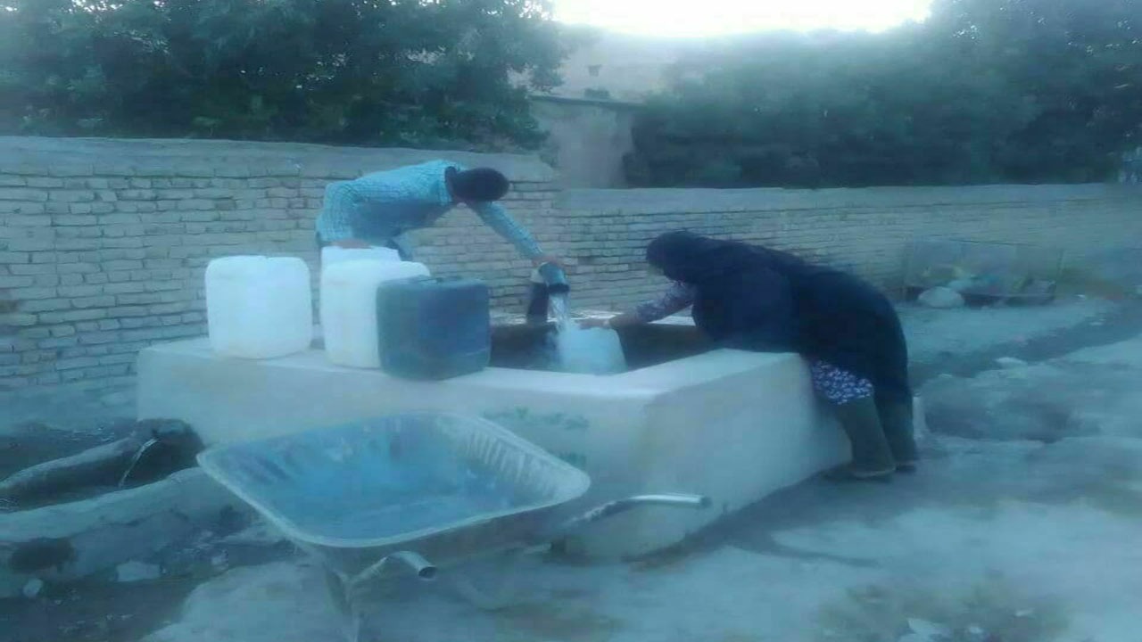 بحران کم‌آبی در روستای آب‌جهان + تصاویر