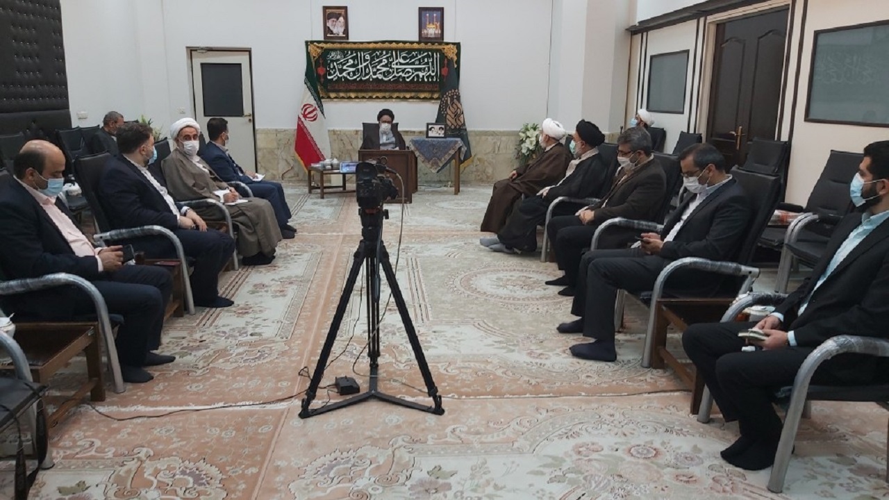 دیدار نماینده، ولی فقیه در بنیاد مسکن انقلاب اسلامی با آیت الله سعیدی