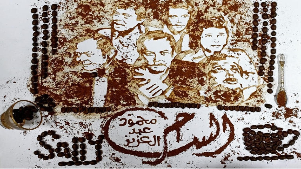 بانوی هنرمند مصری با عسل و شکلات و مربا، نقاشی می‌کشد+ تصاویر