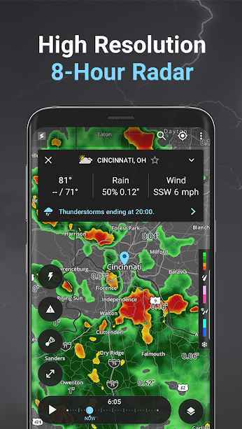 دانلود برنامه رادار طوفان و هواشناسی Storm Weather Radar