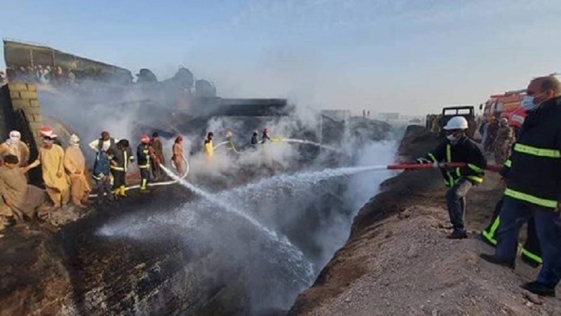 از بین رفتن ۵۰۰ تن مواد سوختی در آتش سوزی گمرک فراه