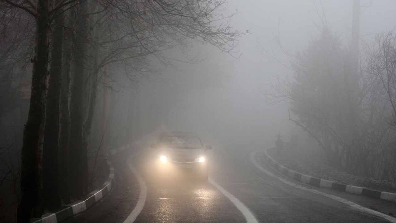 مه گرفتگی در جاده‌های گلستان + فیلم