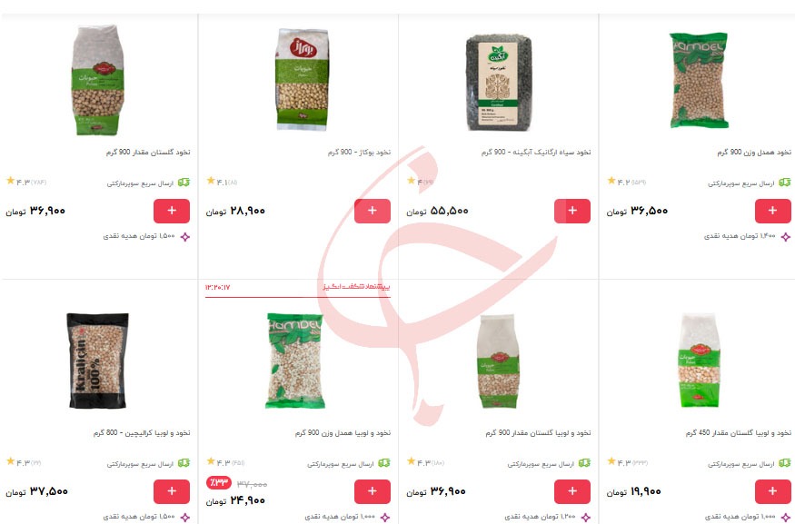 نخود سیاه کیلویی ۶۰ هزار تومان!