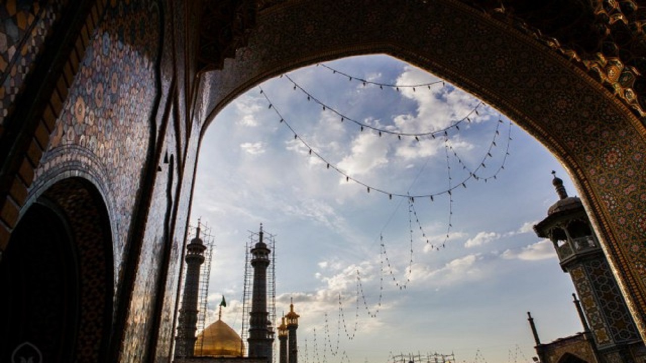 خطبه‌خوانی خادمان آستان کریمه اهل‌بیت (س) به مناسبت شهادت امام موسی کاظم (ع)برگزار شد