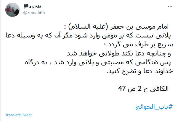 عرض حاجت کاربران به امام هفتم؛ باب الحوائج شد بگیرد دست&zwnj;ها را