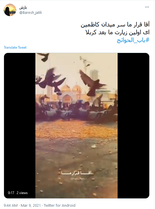 عرض حاجت کاربران به امام هفتم؛ باب الحوائج شد بگیرد دست&zwnj;ها را