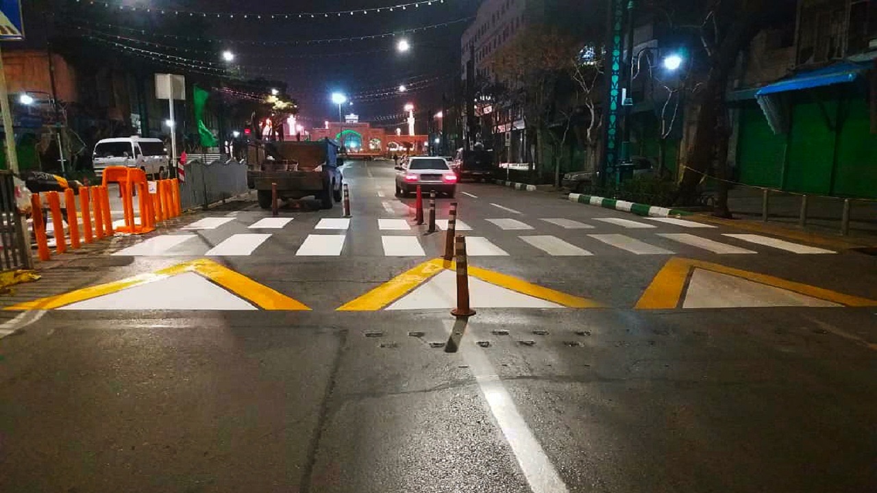 به مناسبت نوروز ۱۴۰۰ مبادی منتهی به حرم مطهر رضوی خط کشی می‌شوند