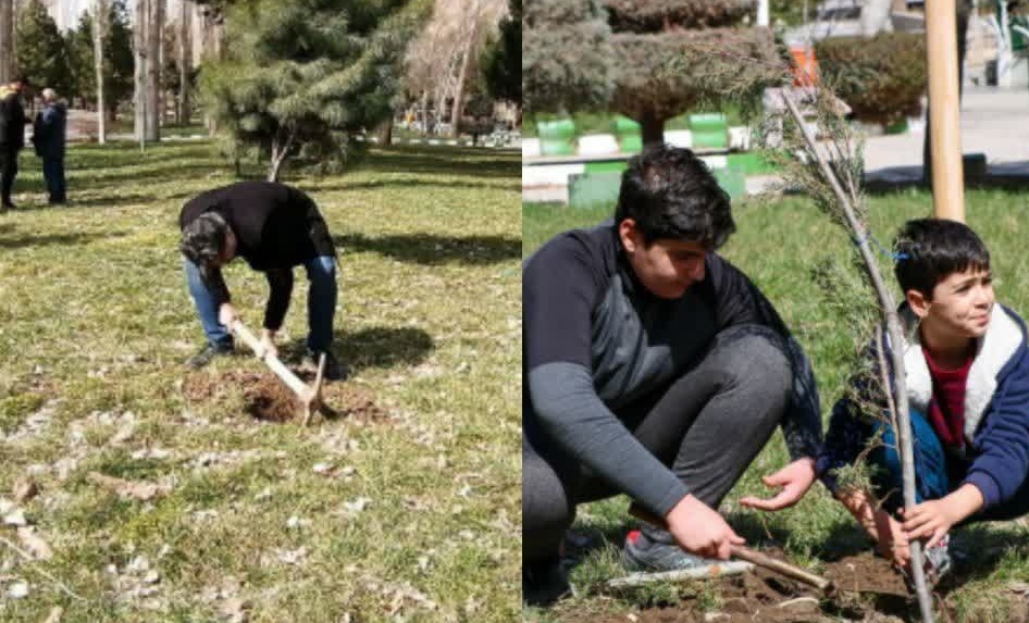 همایش دوچرخه سواری به مناسبت هفته درختکاری در مهاباد برگزار شد