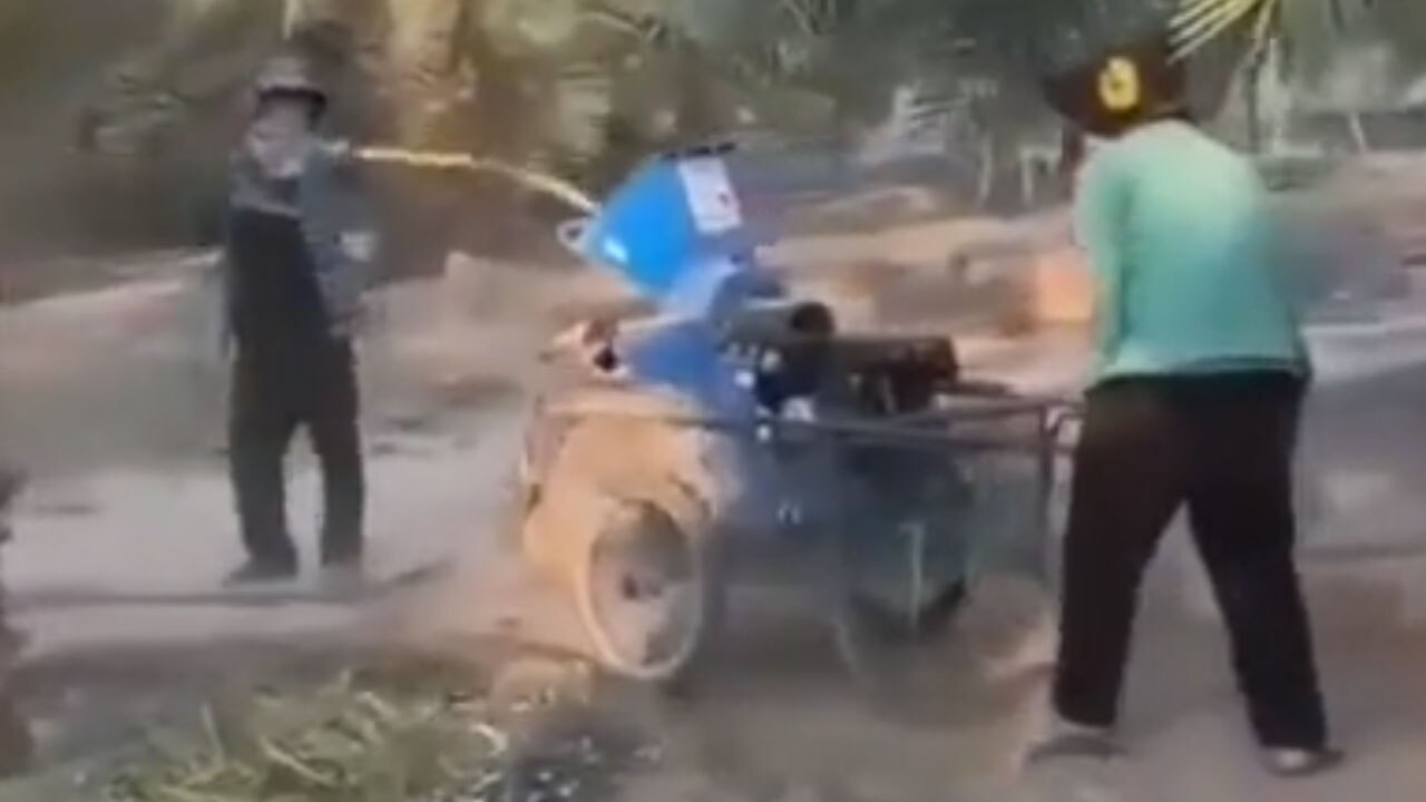 دستگاهی جالب که شاخه و برگ درختان را به کود تبدیل می‌کند + فیلم