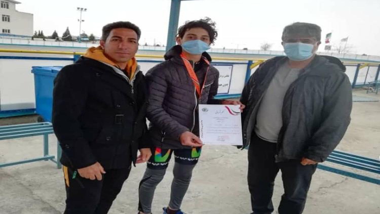 قهرمانی اسکیت باز فارسی در مسابقات سرعت ایران