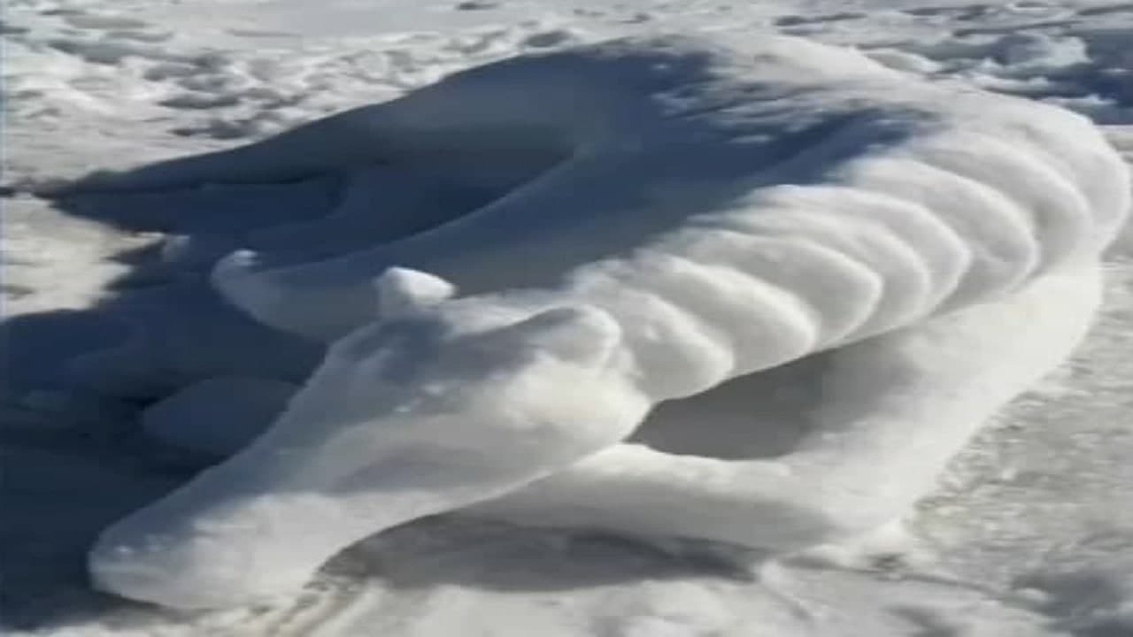 هنرنمایی زیبا و خلاقانه مردم در روزهای برفی لرستان + فیلم