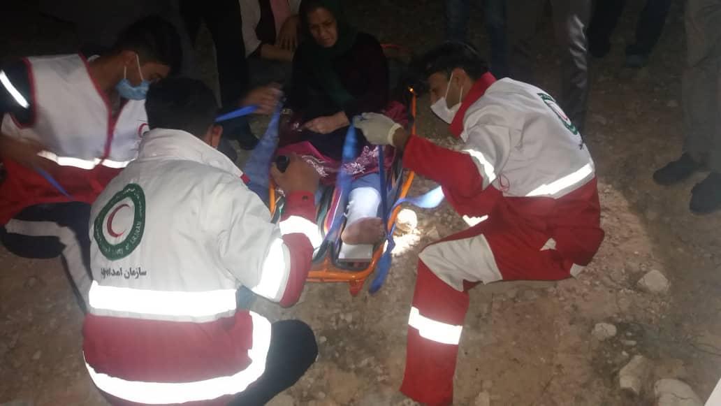 امدادگران جمی کوهنورد حادثه دیده را نجات دادند