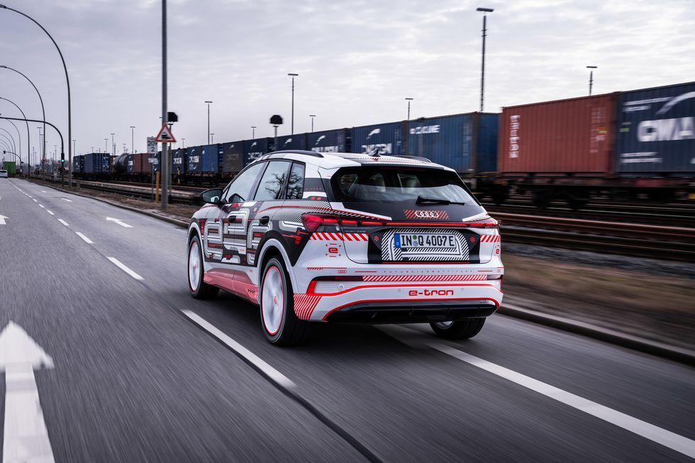 آئودی2022 Q4 e-tron EV مجهز به HUD شد آئودی2022 Q4 e-tron EV مجهز به HUD شد