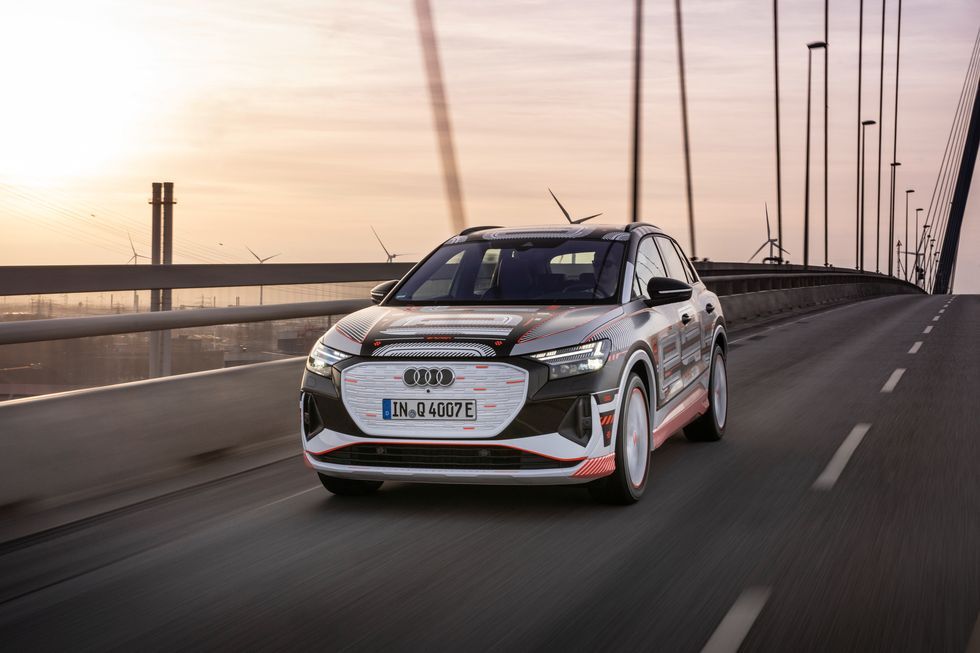 آئودی2022 Q4 e-tron EV مجهز به HUD شد آئودی2022 Q4 e-tron EV مجهز به HUD شد