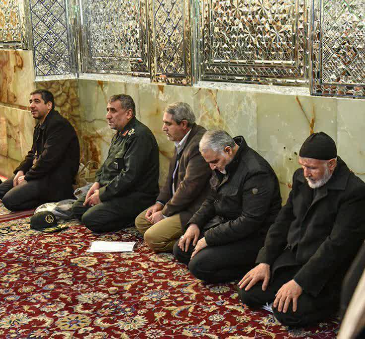 تصویری کمتر دیده شده از حاج قاسم و شهید حسین پور جعفری