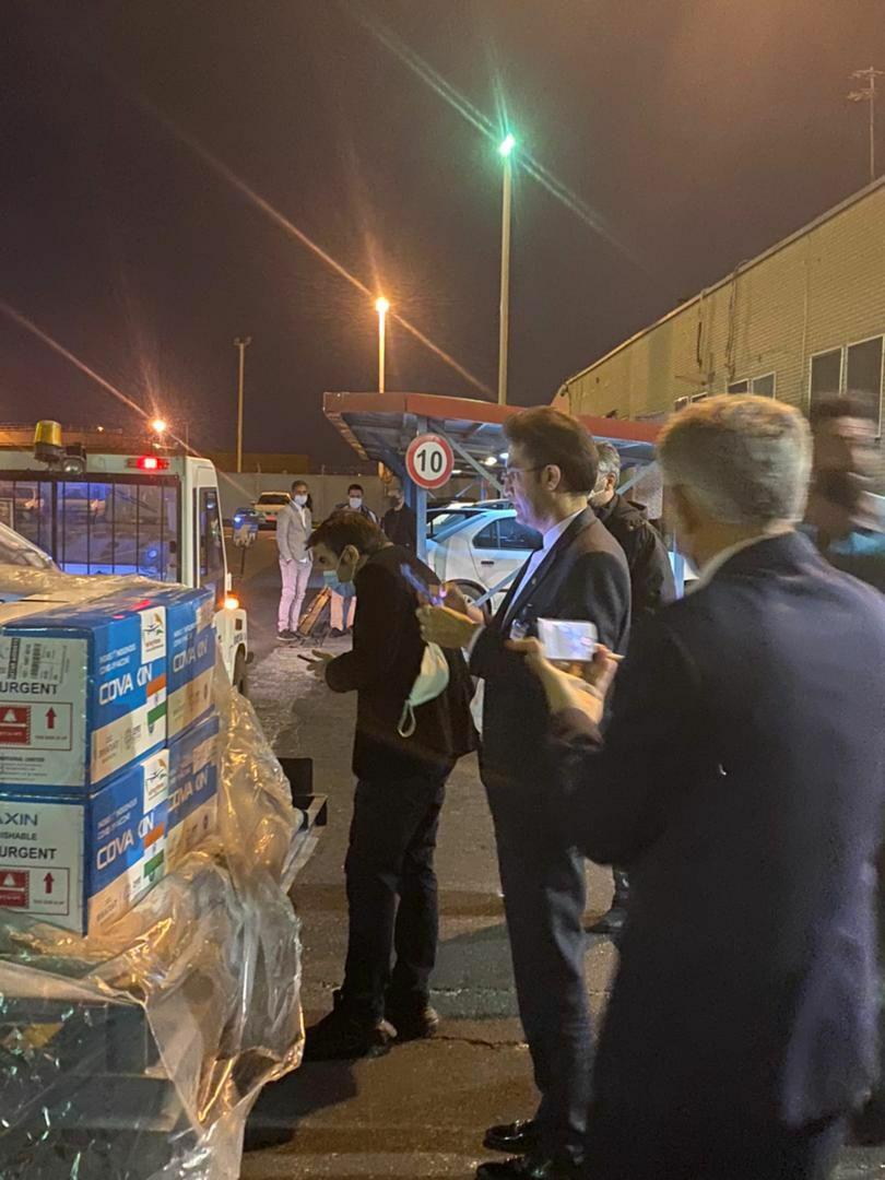 انجام تشریفات گمرکی پنجمین محموله واکسن کرونا