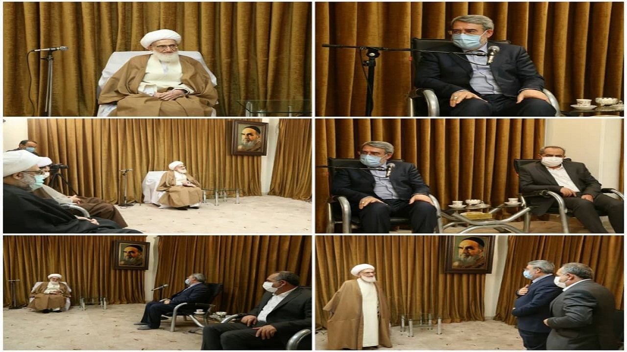 وزیر کشور با مراجع تقلید در قم دیدار کرد