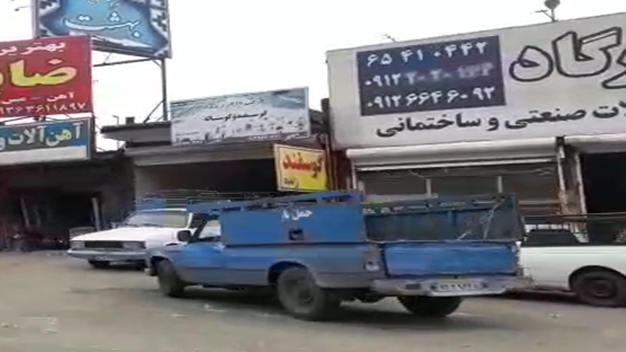 مسدودی معابر عمومی در بلوار امام رضا ملارد + فیلم