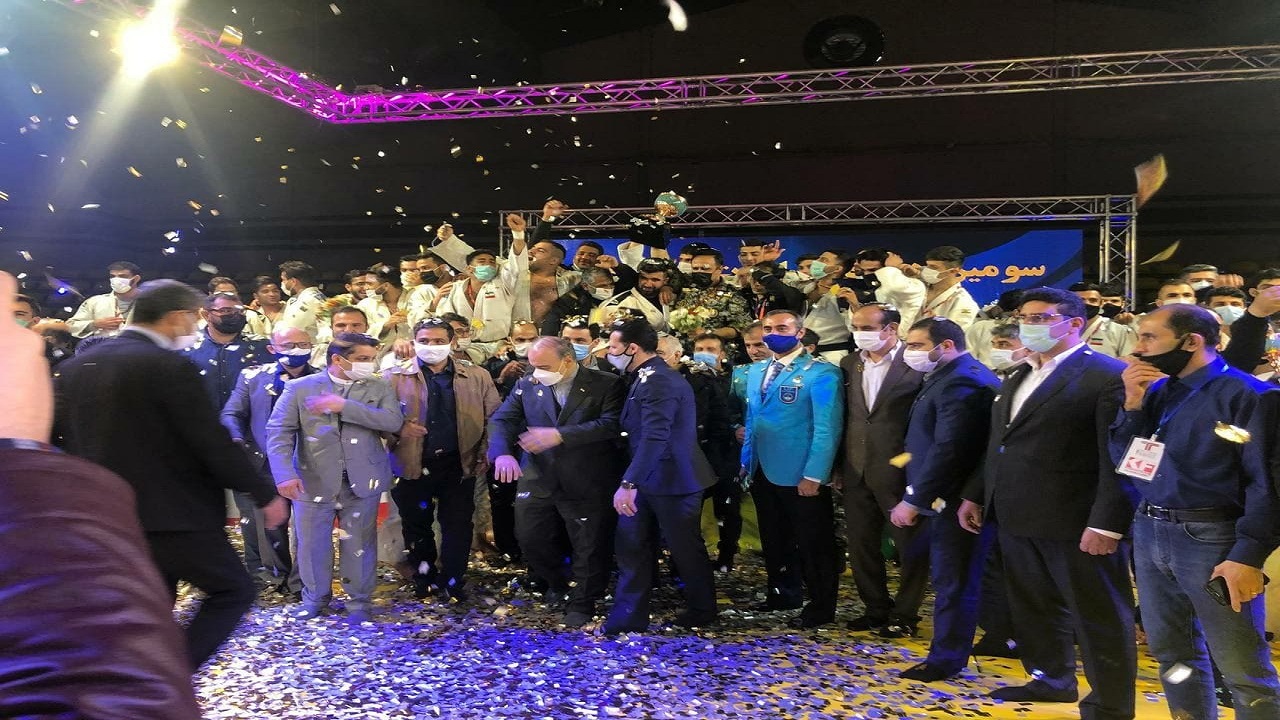 سوپر لیگ جودو/ رعد پدافند کاپ قهرمانی را بالای سر برد