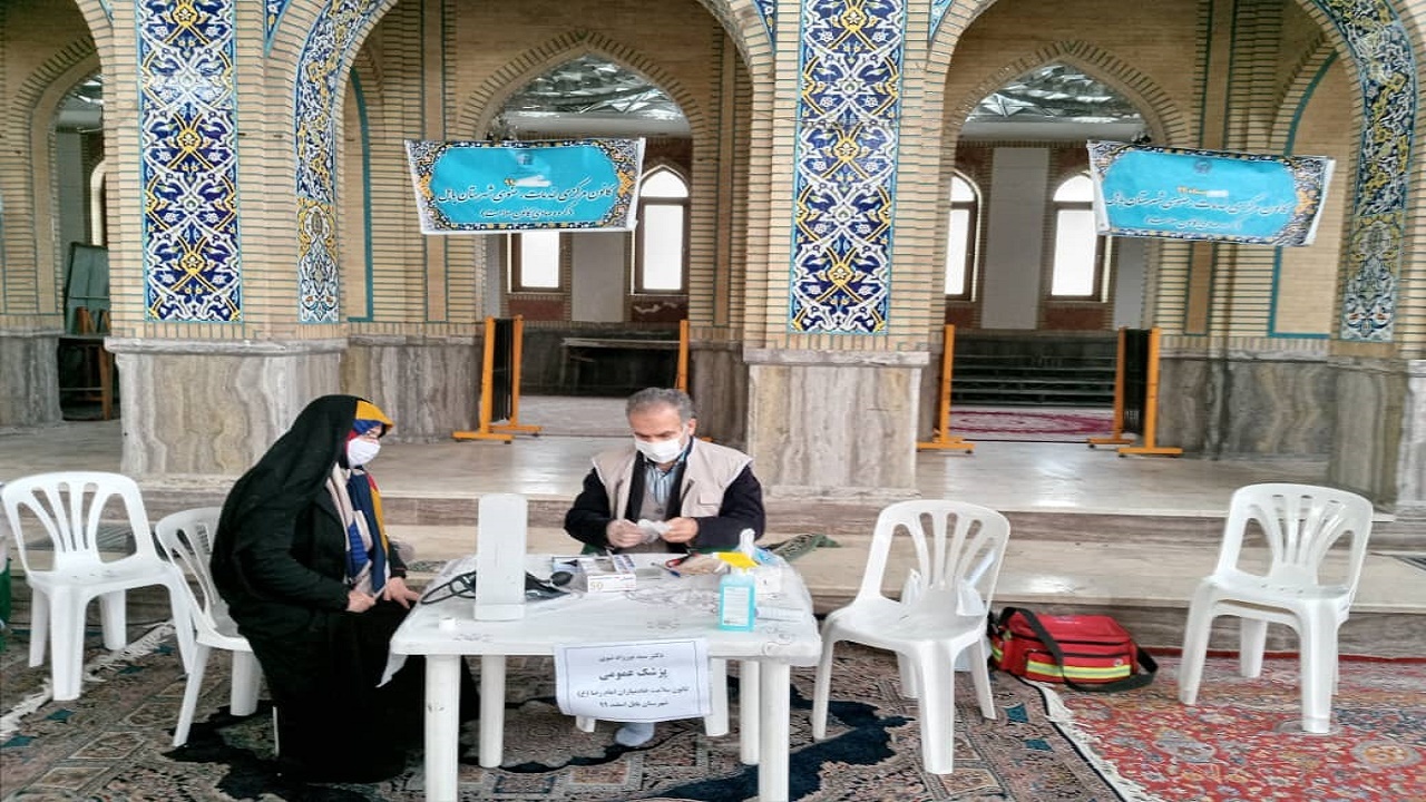 ویزیت رایگان بیماران نیازمند به همت خادمیاران رضوی بابل