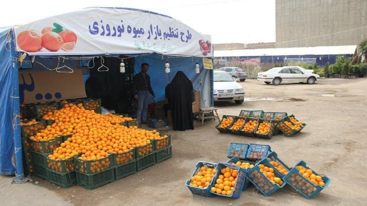 برپایی ۳۵ غرفه عرضه میوه شب عید در همدان