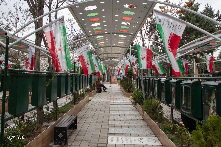 گزارش تصویری از طرح بهسازی گلزار شهدای امامزاده محمد(ع)