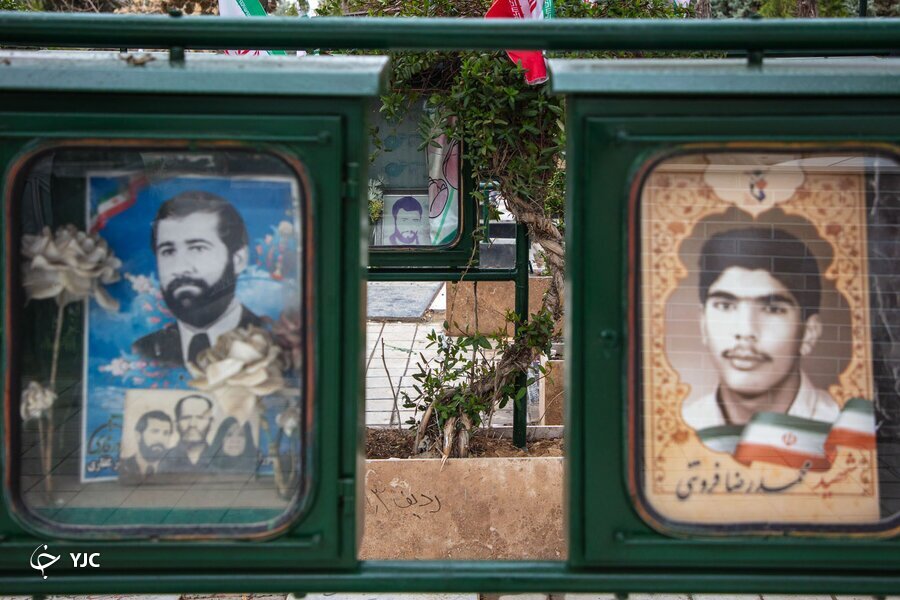 گزارش تصویری از طرح بهسازی گلزار شهدای امامزاده محمد(ع)