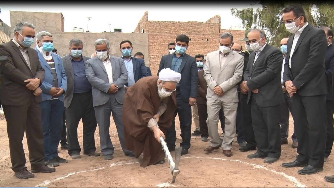 عملیات اجرایی آموزشگاه خیری در میبد آغاز شد