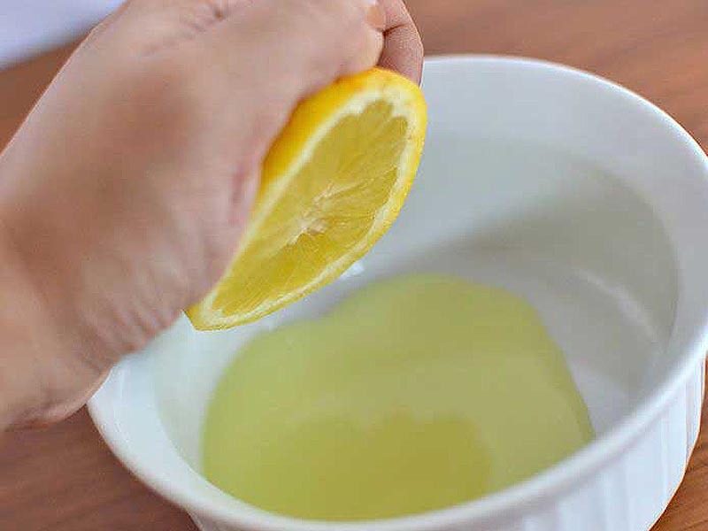 هایلایت کردن مو بوسیله آب لیمو