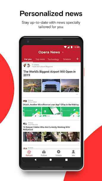 دانلود برنامه اپرا Opera News 8.4.2254.56482