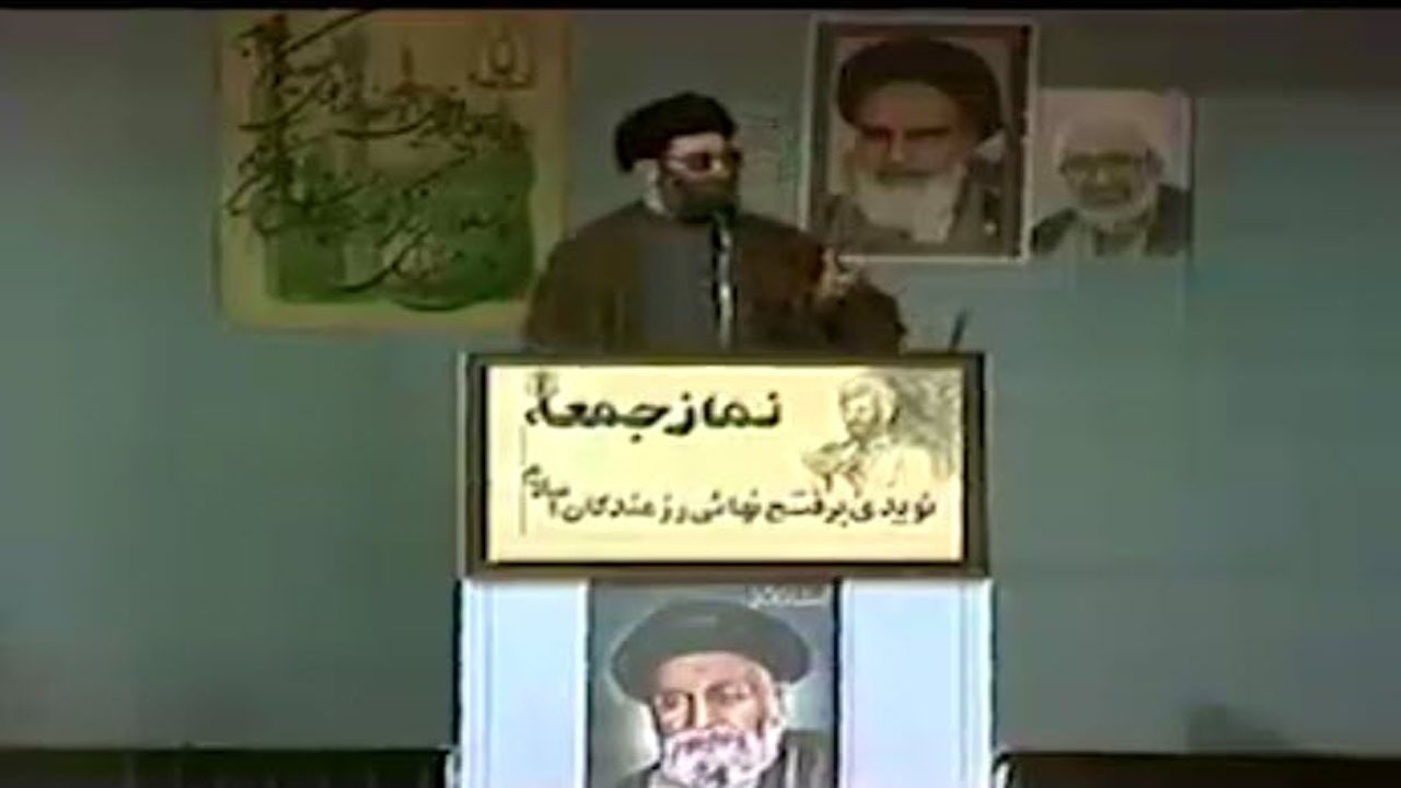 وقتی آیت‌الله خامنه‌ای نماز جمعه را با وجود انفجار بمب ترک نکردند + فیلم