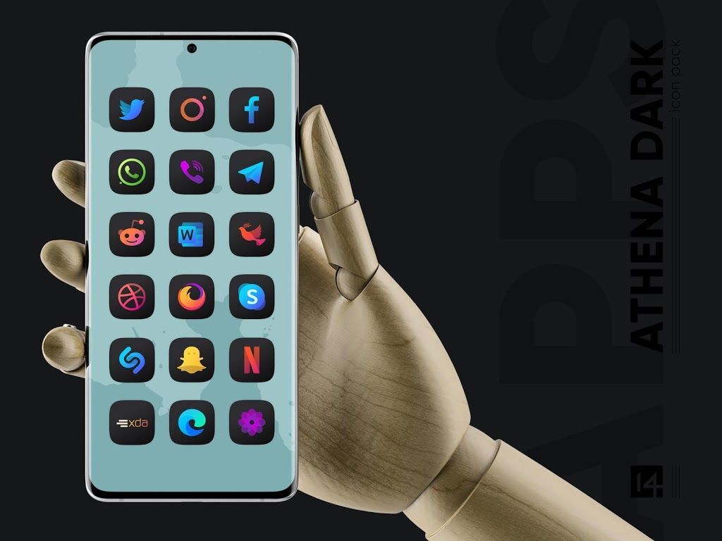 دانلود Darko5 &ndash; Icon Pack 1.2 &ndash; آیکون&zwnj;پک دارکو فایو اندروید