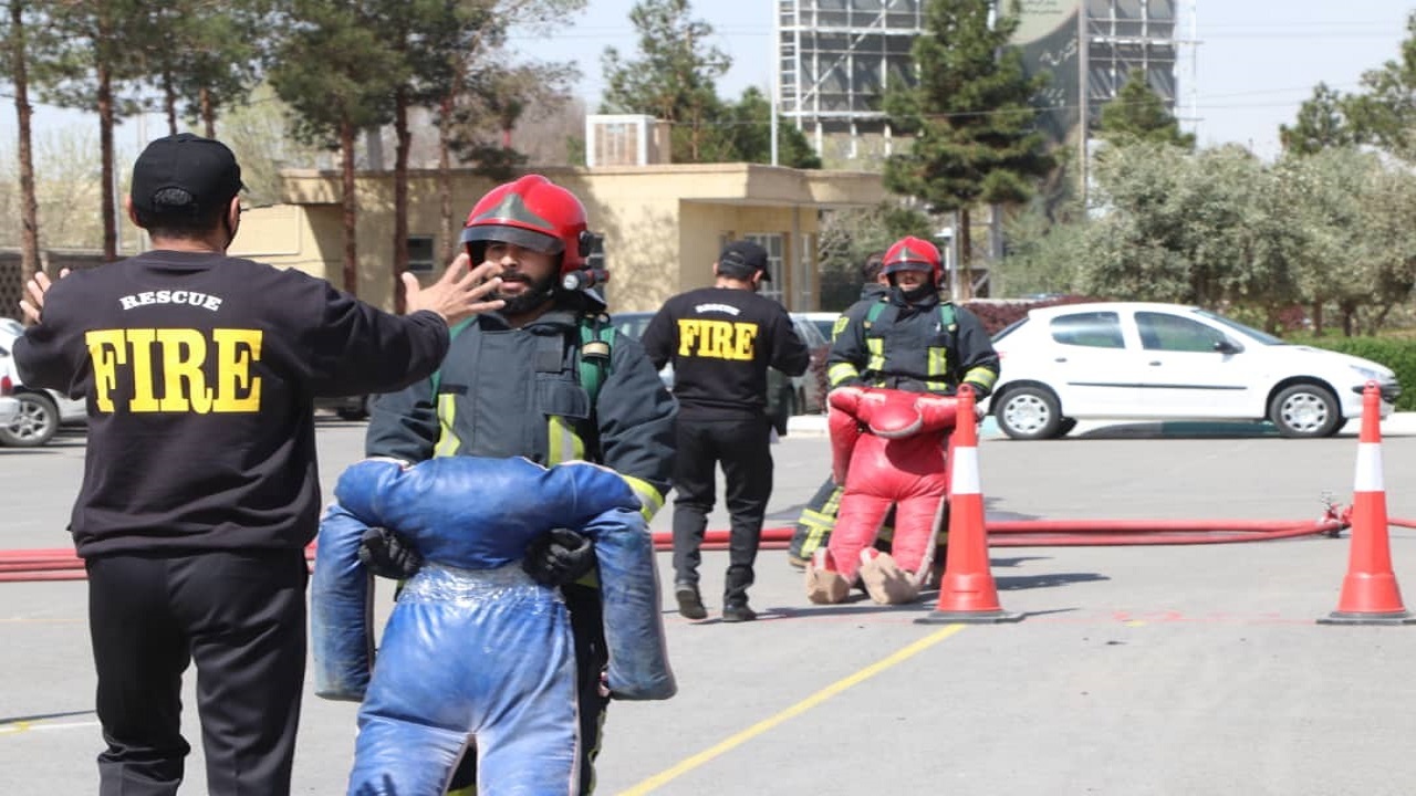 آزمون جسمانی آتش نشانان در شش مرحله