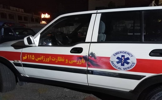 پرتاب نارنجک به سمت خودروی اورژانس قم