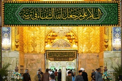 حال و هوای بین الحرمین در شب ولادت امام حسین (ع)