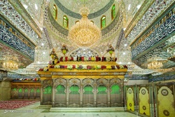 حال و هوای بین الحرمین در شب ولادت امام حسین (ع)