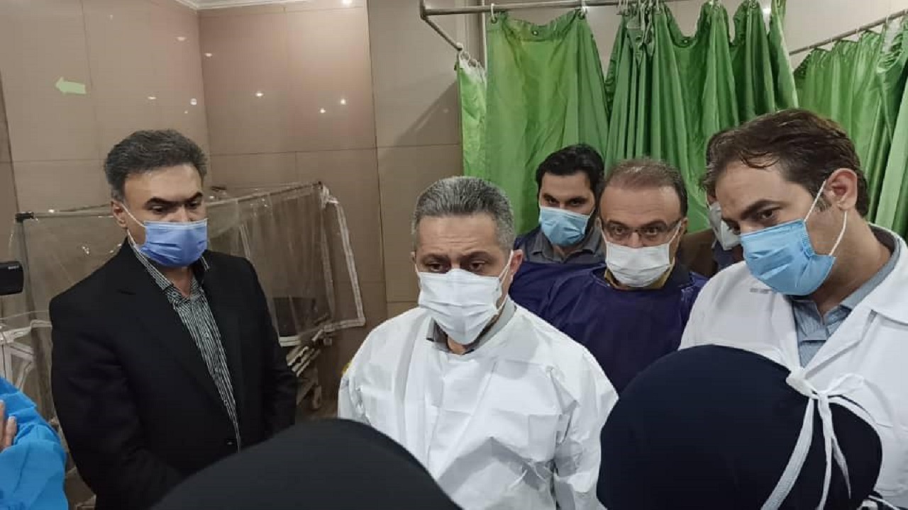 معاون درمان وزارت بهداشت بصورت سرزده از بیمارستان بزرگ دزفول بازدید کرد