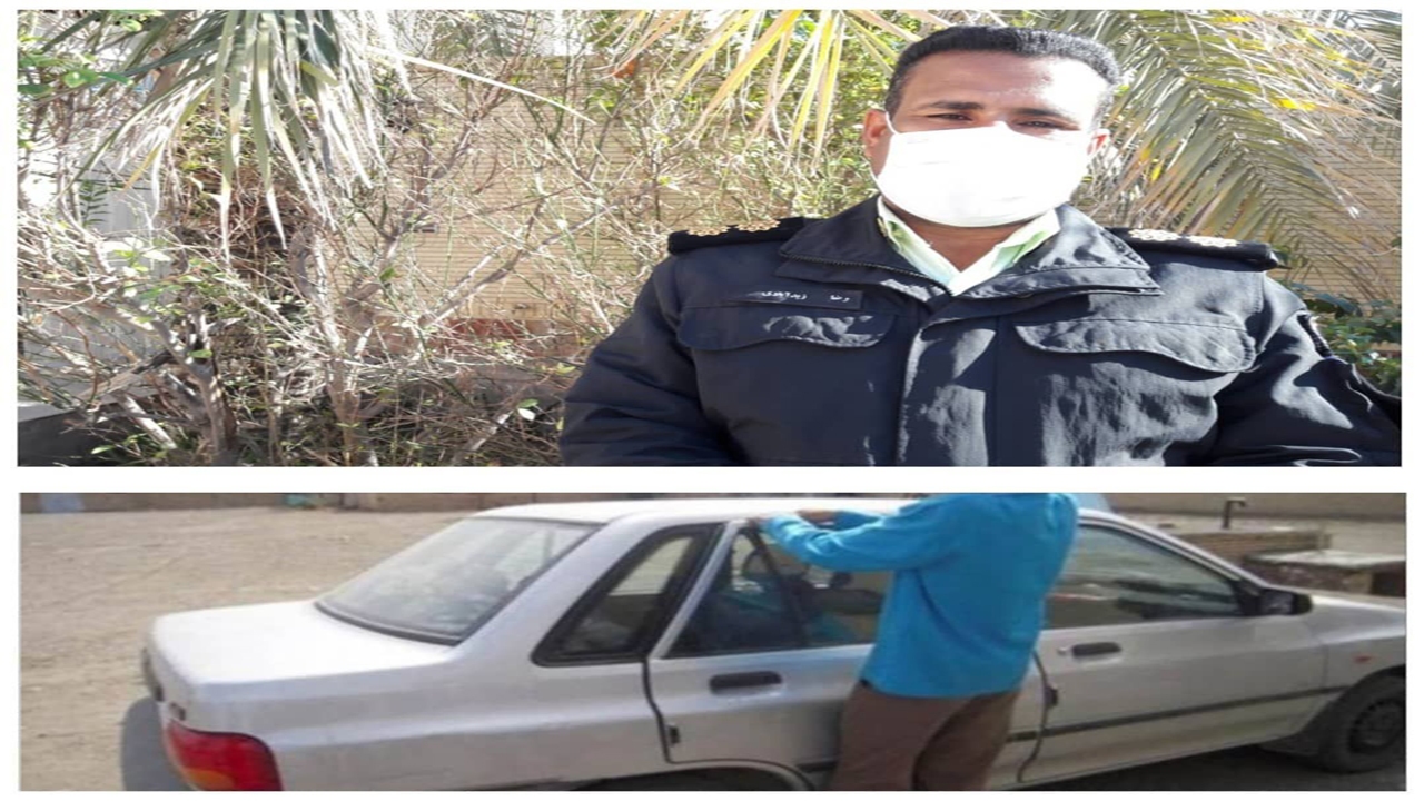 پراید سرقتی از کرمان در نرماشیر متوقف شد