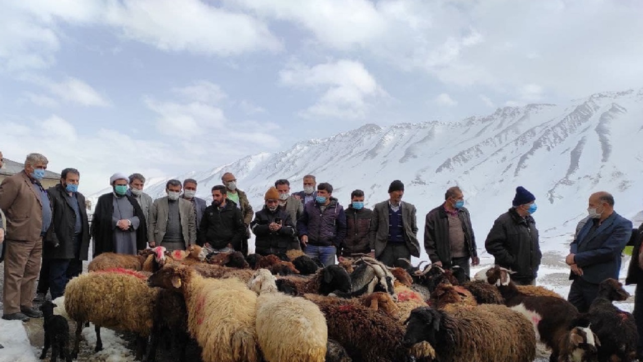 کمک‌های مردمی به کشاورز مال باخته در آتش سوزی +تصاویر