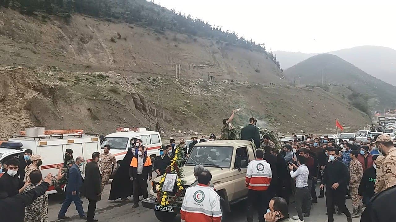 استقبال گرم مردم سوادکوه از پیکر شهید مدافع حرم