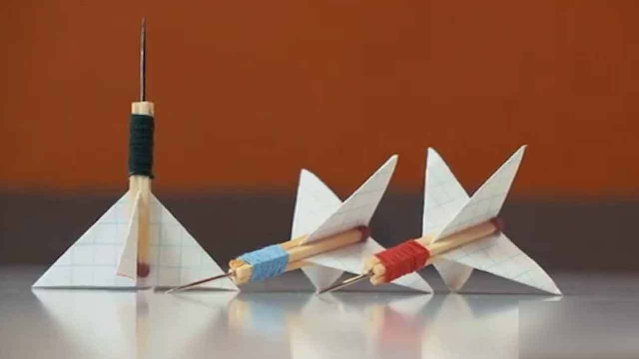 ساخت دارت در منزل با استفاده از مواد ساده + فیلم