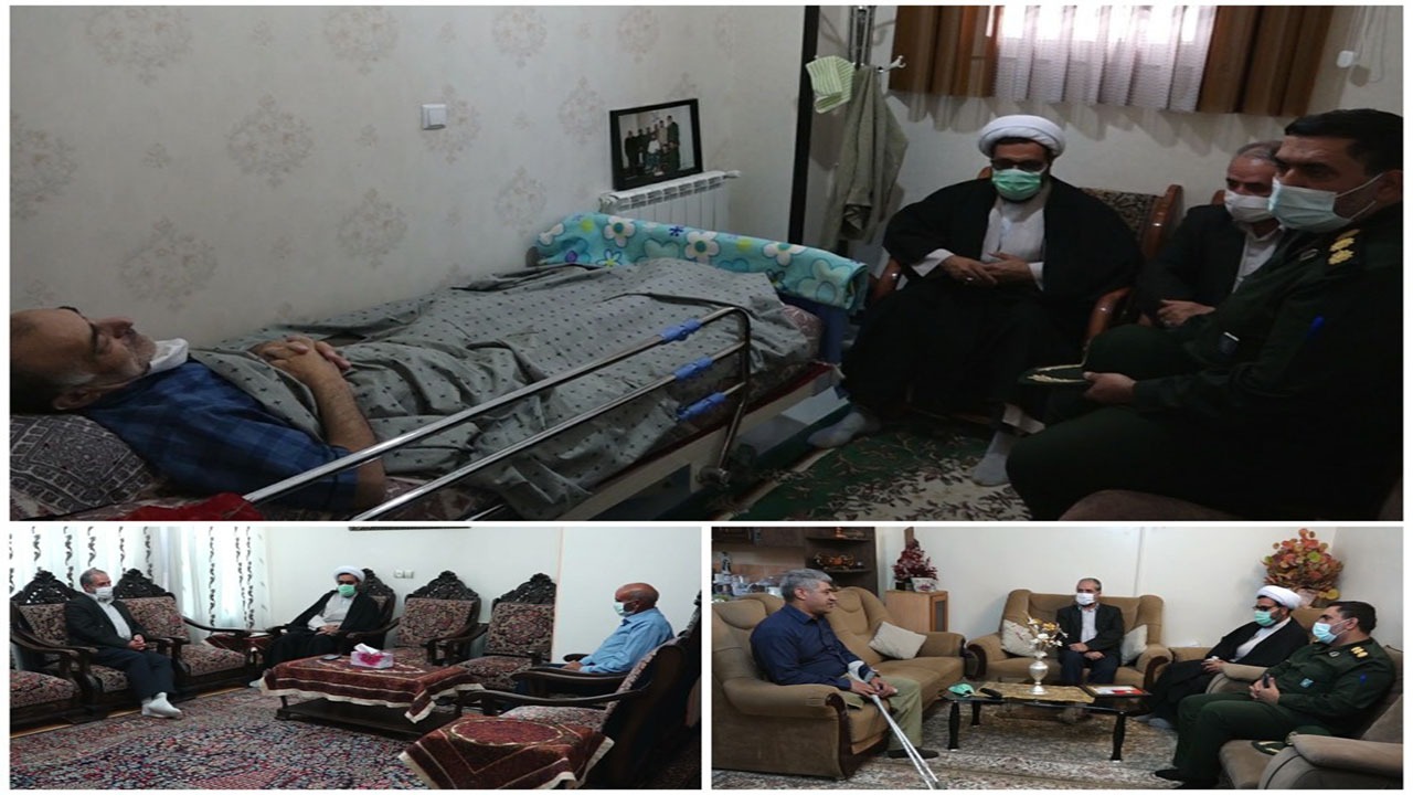 دیدار مسئولان سپاه کرمان با جانبازان و آزادگان