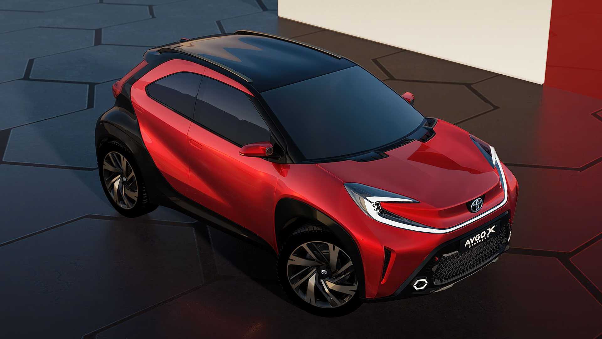 خودروی Toyota Aygo X Prologue با رنگی زیبا در خیابان دیده شد