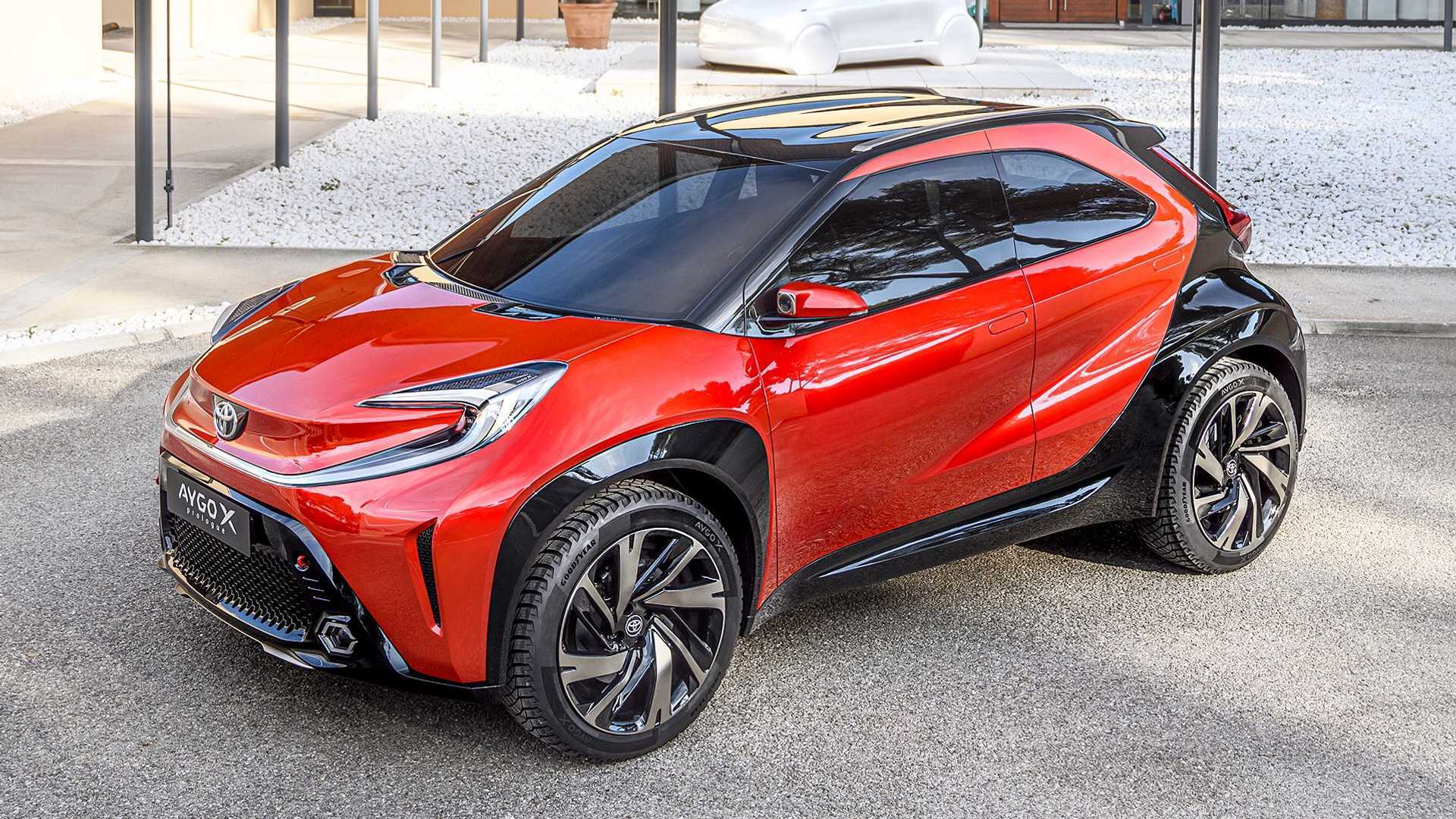 خودروی Toyota Aygo X Prologue با رنگی زیبا در خیابان دیده شد