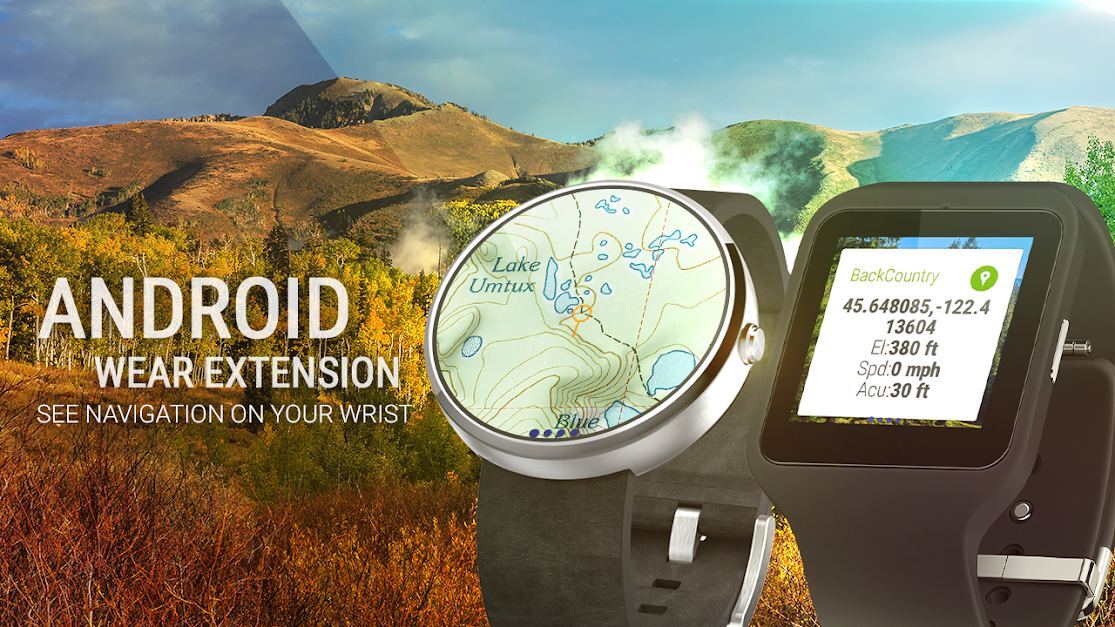 اپلیکیشن مسیریاب BackCountry Navigator