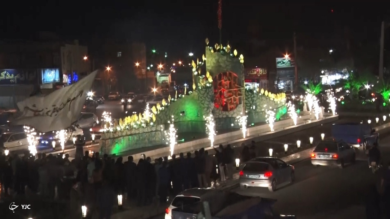 رونمایی از نماد عاشورا در ساوه