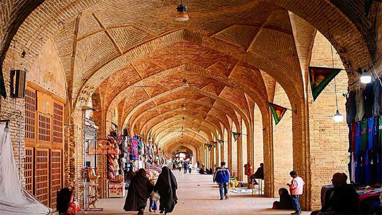 مرمت بازار مجموعه خان در بافت تاریخی یزد