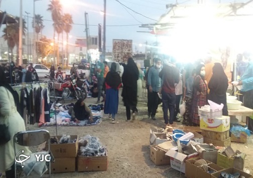ویروس کرونا مهمان ویژه نوروزی شهروندان هندیجانی/ سلامتی در بازار شب عید حراج می&zwnj;شود